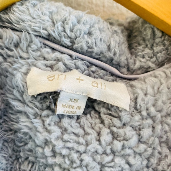 Anthropologie Eri & Ali Prudence Hooded Sherpa Robe, Size XS - Picture 8 of 13